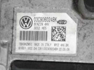 VW, 03C906024BK, 03C 906 024 BK, 61601.502.04, CR1, BENZIN 4HV