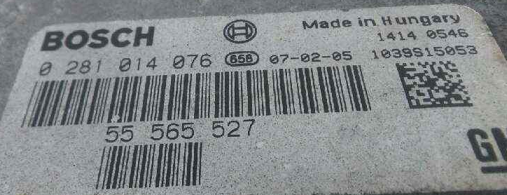 0281014076, 0 281 014 076, 55565527, 55 565 527, 1039S15053