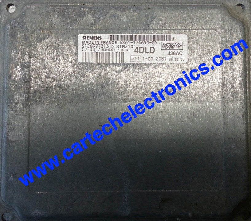 ECU de motor Ford Plug & Play Siemens 6S61-12A650-GD S120977313 D SIM210