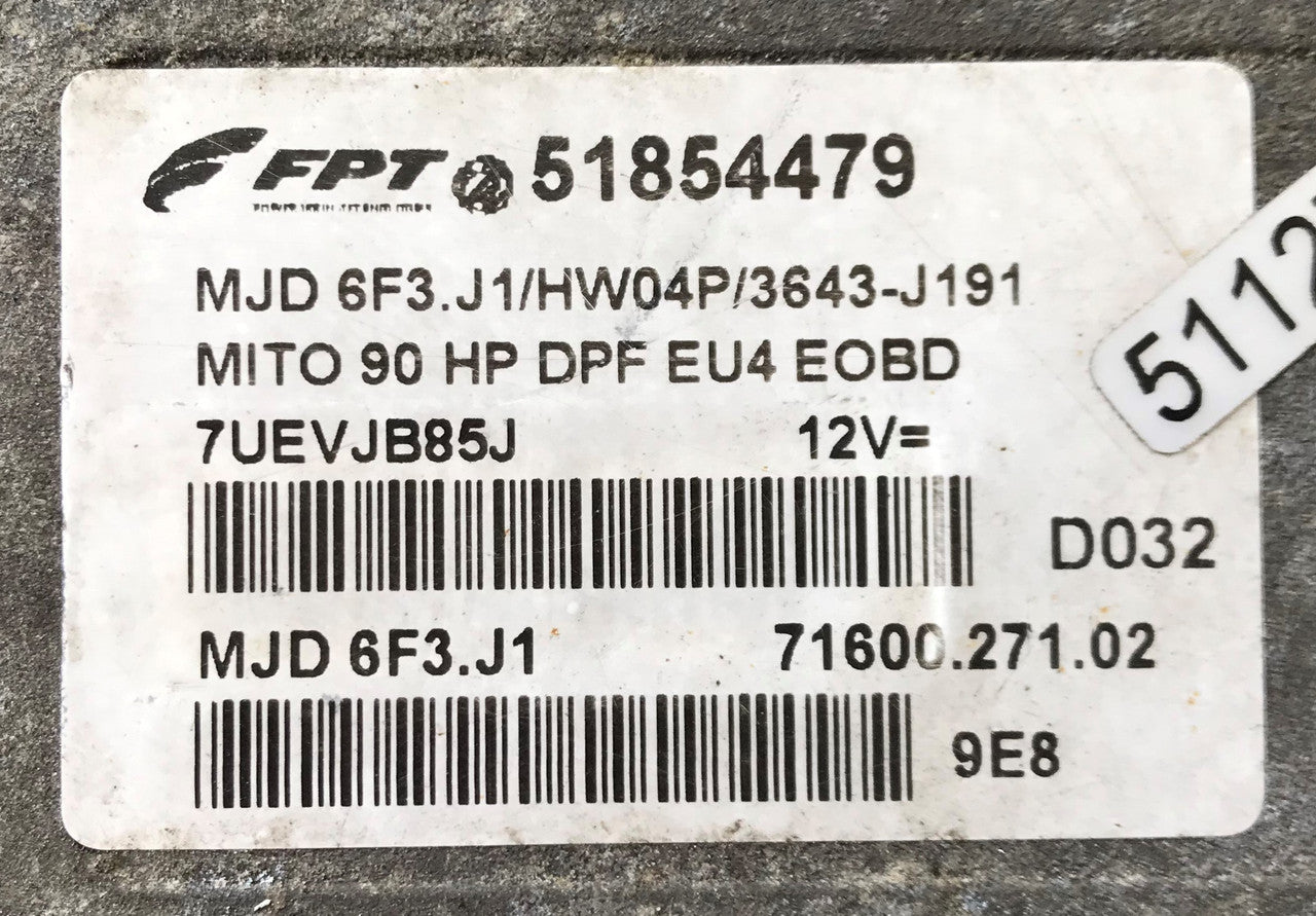 Fiat, MJD 6F3.J1, 71600.271.02, 51854479