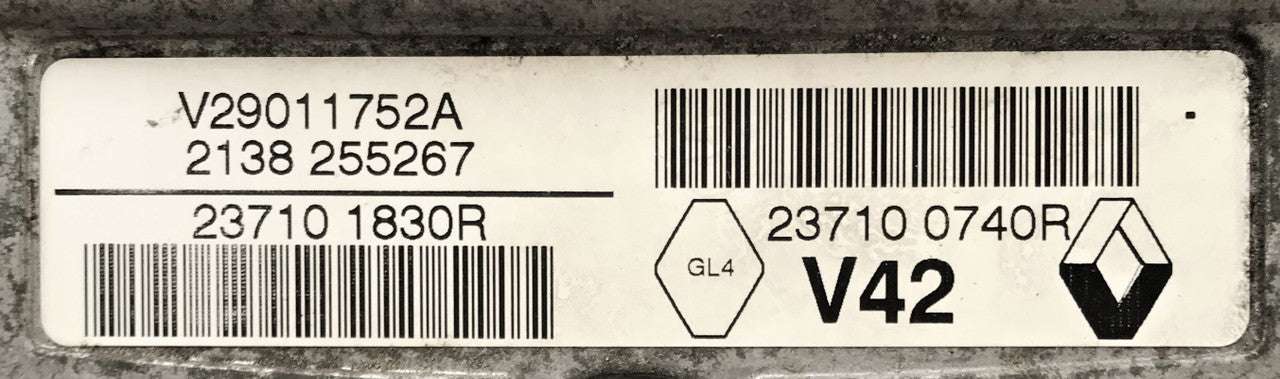 Renault Duster, V42, V29011752A, 2138255267, 2138 255267, 237101830R, 23710 1830R, 237100740R, 23710 0740R