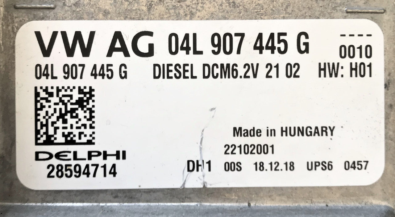 04L907445G, 04L 907 445 G, 28594714, 22102001, DCM6.2V