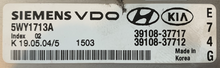 Hyundai, 5WY1713A, 39108-37717, 39101-37712, E74G