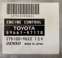 Toyota Prius 1.5, 89661-47170, 275100-9522, 12V