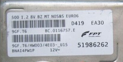 9GF.T6, 5186262, HW003, BC0116757E, BC.0116757.E