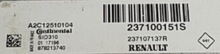 A2C1251010, 878213740, 237107137R, SID310