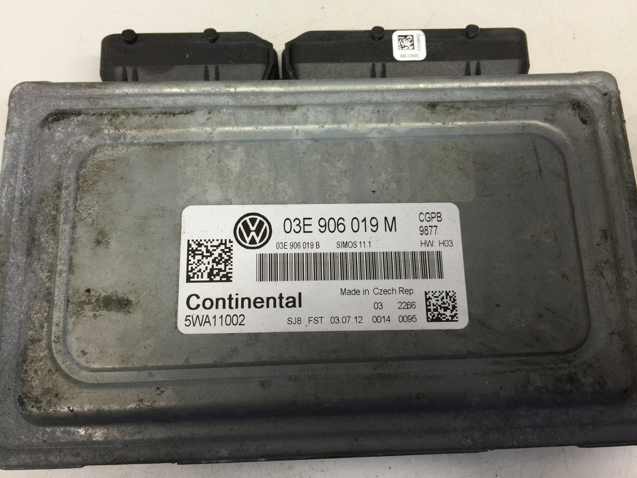 Polo 1.2 Engine ECU, 03E906019M, 03E 906 019 M, 03E 906 019 B, 03E906019B, 5WA11002, SIMOS 11.1