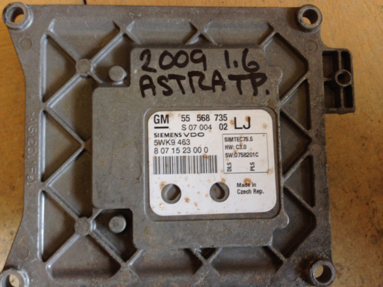 55568735, 55 568 735, S0700402, S 07 004 02, 5WK9 463, SIMTEC 75.5, HW C3.0, LJ