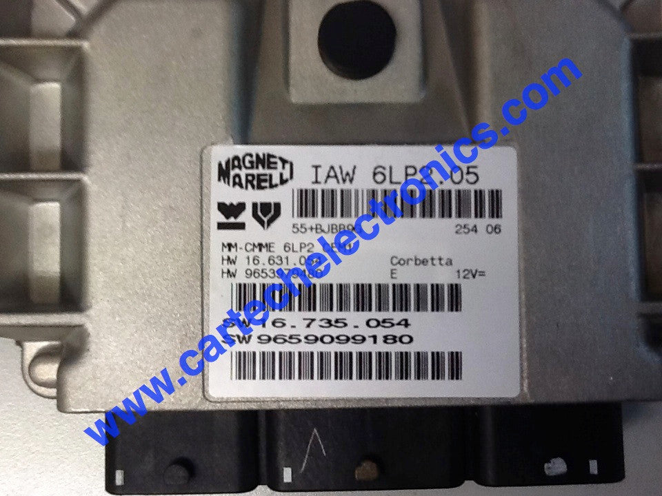 IAW 6LP2.05  HW 16.631.054  HW 9653979480  SW 16.735.054  SW 9659099180