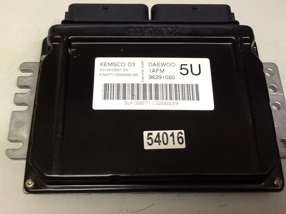 Plug & Play Daewoo Engine ECU, S010012001, 96291050, 1AFM, KEMSCO, 5U