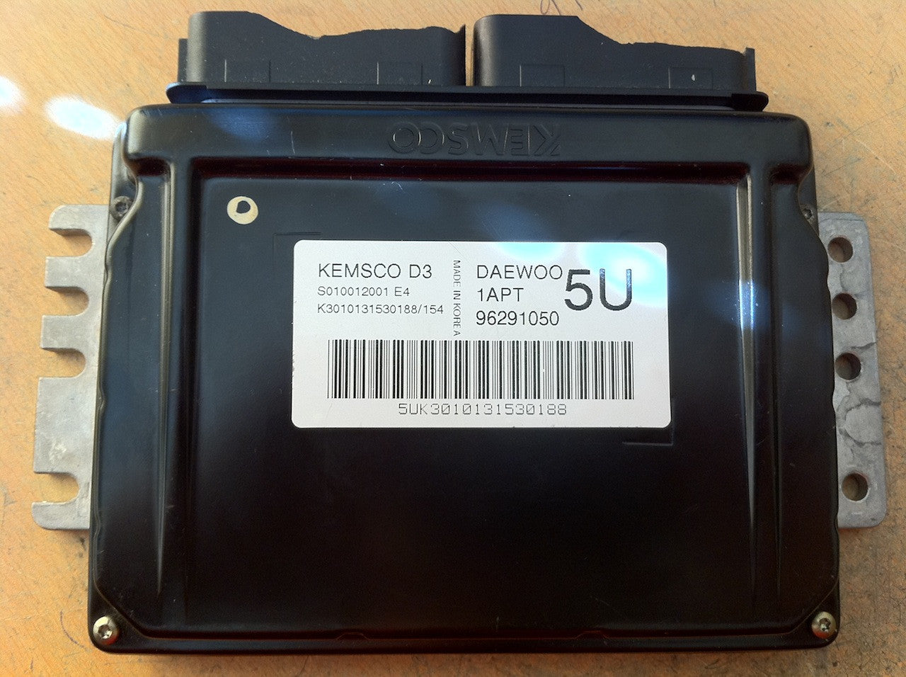 ECU de motor Daewoo Plug & Play, S010012001 E4, 96291050, 1APT, KEMSCO, 5U