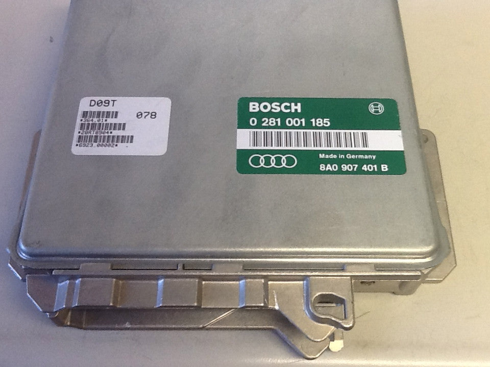 Bosch Engine ECU, Audi Avant 1.9 TDi, 0281001185, 0 281 001185, 8A0907401B, 8A0 907 401 B