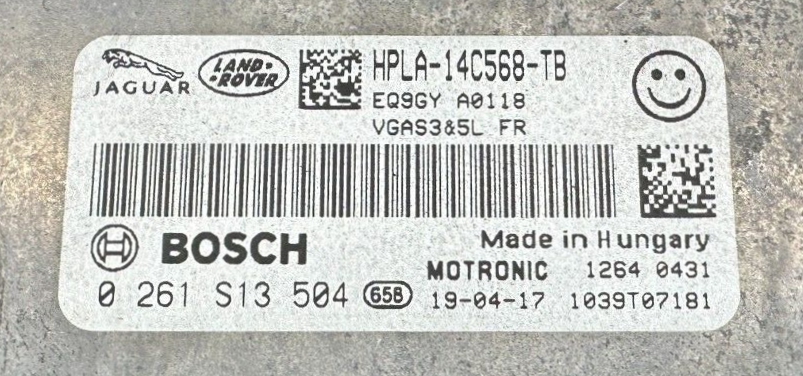 Jaguar - Land Rover, 0261S13504, 0 261 S13 504, HPLA14C568TB, HPLA-14C568-TB