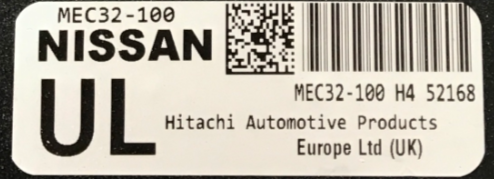 Nissan, MEC32100H4, MEC32-100 H4, UL