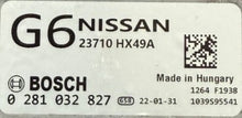 ECU de motor Bosch Plug & Play, Nissan, 0281032827, 0 281 032 827, 23710HX49A