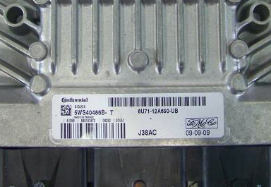 Ford Transit Connect TDCI, SID206, 5WS40486B-T, 6U71-12A650-UB, J38AC