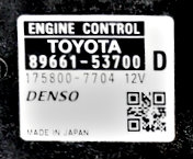 TOYOTA, 89661-53700, 175800-7704, 12V