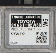 Toyota, 8966102W60, 89661-02W60, MB2754000471, MB275400-0471, W6, 12V