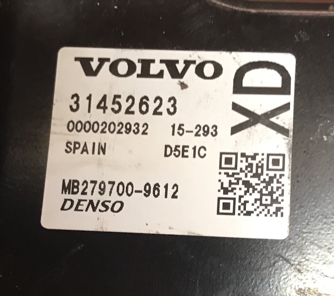 Volvo, 31452623, MB279700-9612, XD