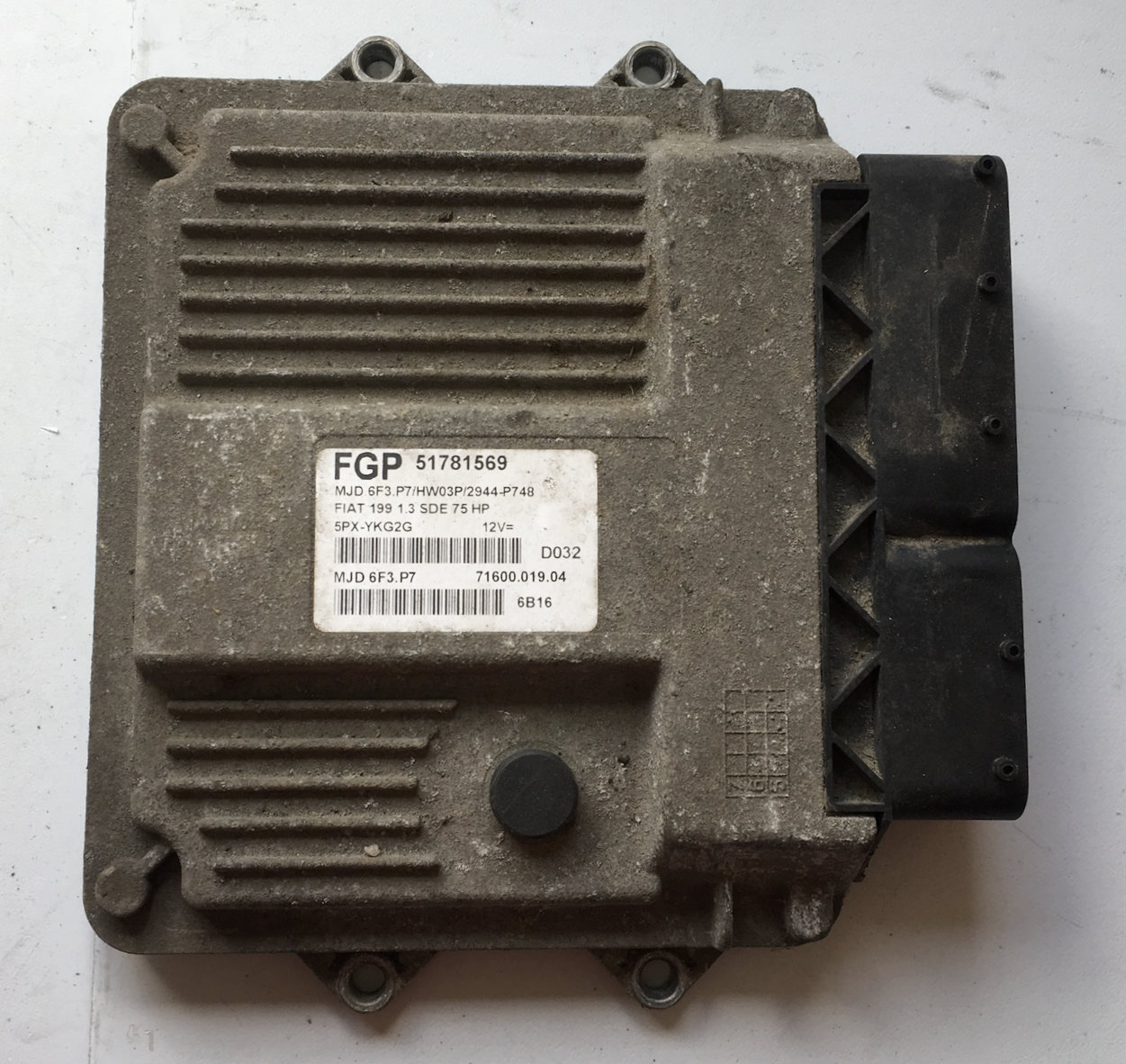 Fiat 1.3 SDE 75HP, 51781569, 7160001904, 71600.019.04, FGP, MJD 6F3P7, MJD 6F3.P7