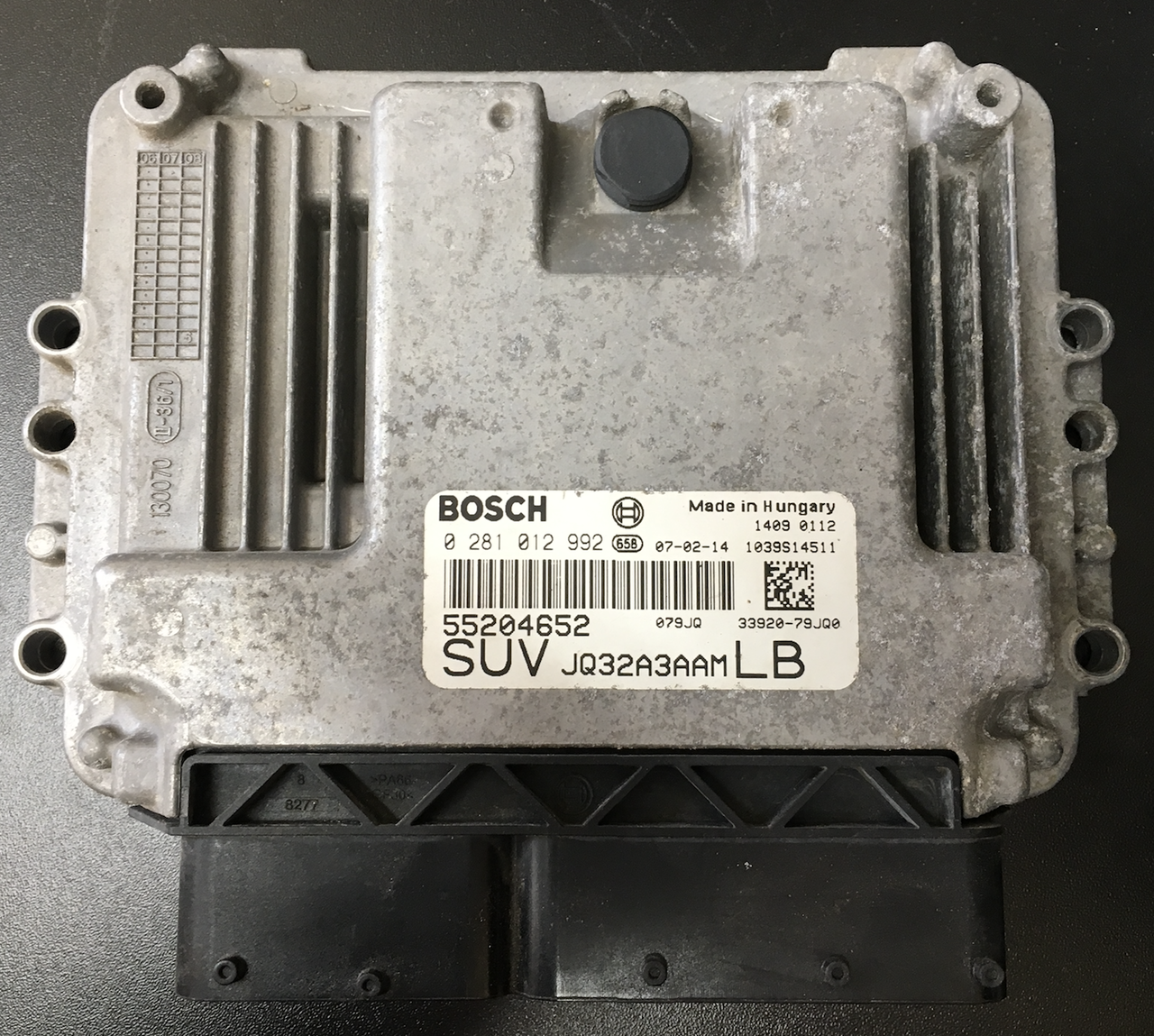 Suzuki SX4 1.9D, Fiat Sedici 1.9JTD, 0281012992, 0 281 012 992, 55204652