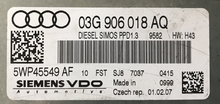 Audi A4 2.0TDi, PPD1.3, 03G906018AQ, 03G 906 018 AQ, 5WP45549 AF