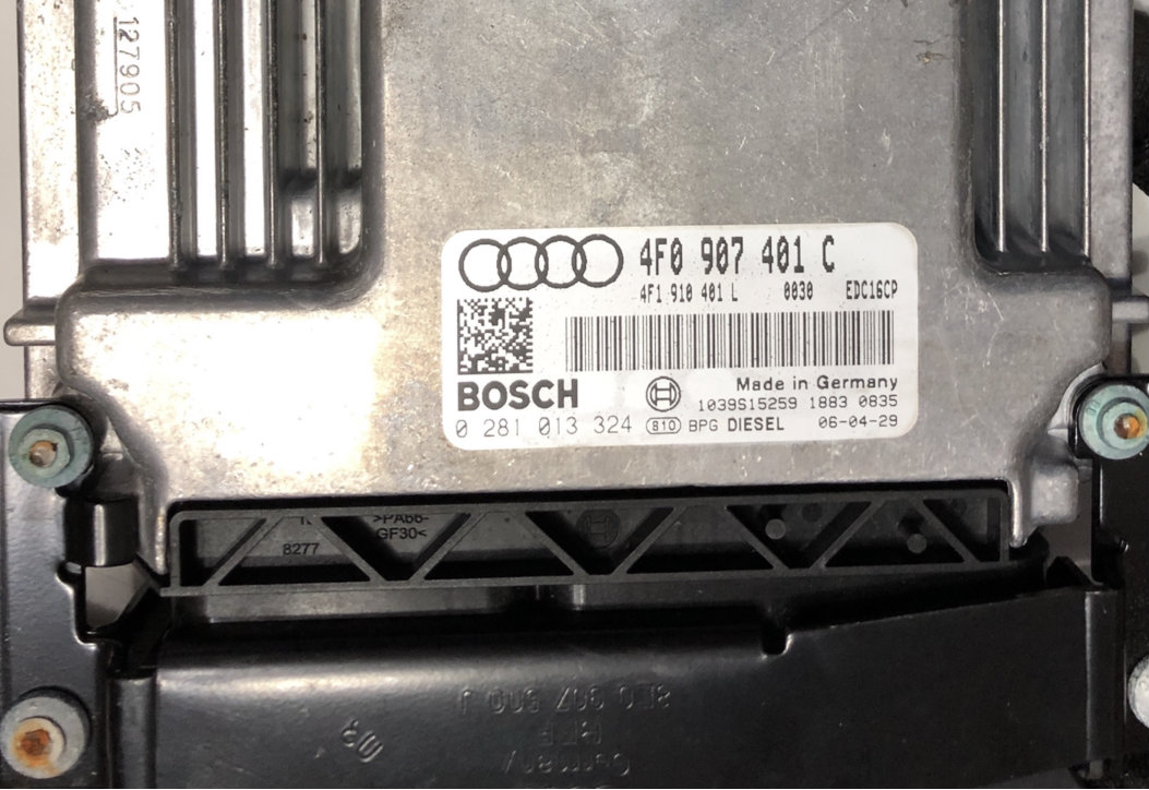 Audi A6 2.7 TDI, 0281013324, 0 281 013 324, 4F0907401C, 4F0 907 401 C, 4F1910401L, 4F1 910 401 L, EDC16CP34