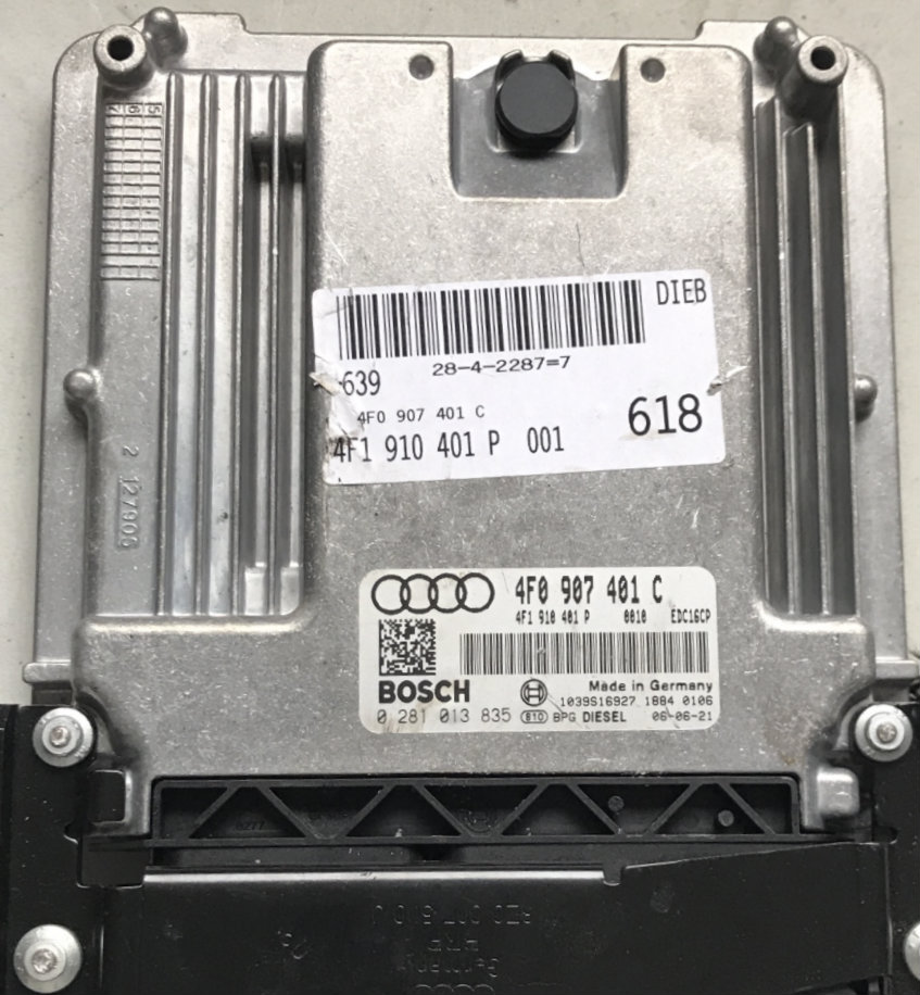 Audi, 0281013835, 0 281 013 835, 4F0907401C, 4F0 907 401 C, 4F1910401P, 4F1 910 401 P, EDC16CP34