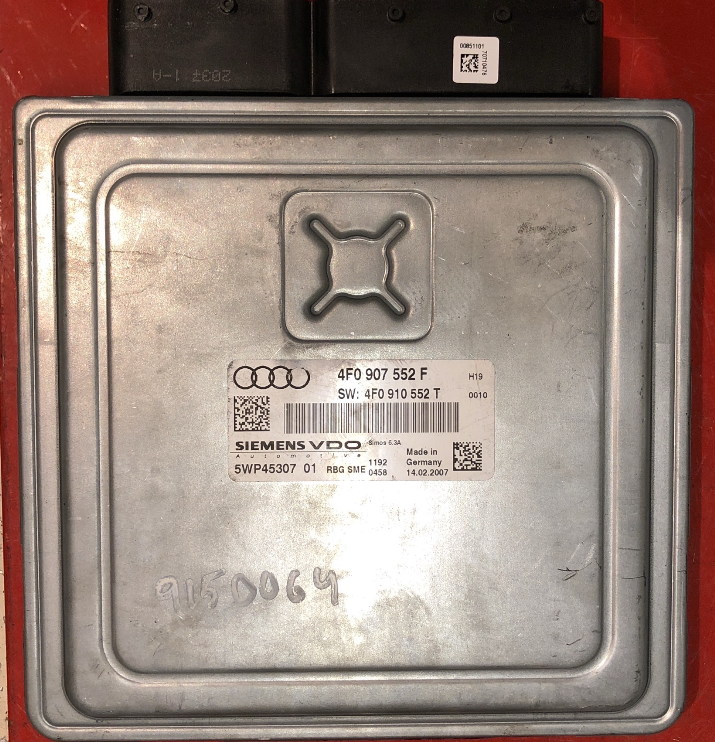 Audi, 4F0907552F, 4F0 907 552 F, 5WP45307 01, Simos 6.3a
SW: 4F0910552T, 4F0 910 552 T