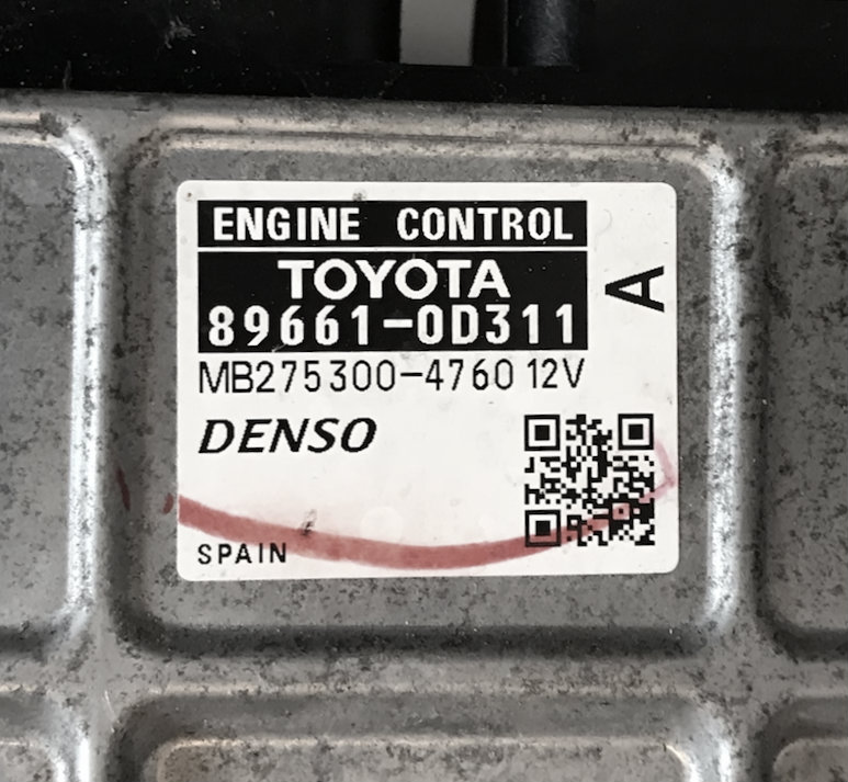 Toyota, 89661-0D311, MB275300-4760 12V