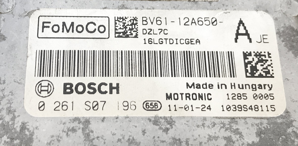 Ford, 0261S07196, 0 261 S07 196, BV61-12A650-AJE 