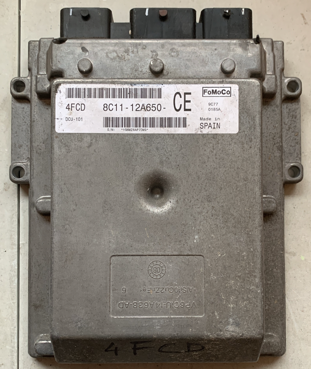 8C11-12A650-CE, DCU-101, 4FCD, FOMOCO