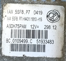 Magneti Marelli Engine ECU, Fiat Panda, IAW 5SF8.P7, HW401, BC.0109499.C, 51933483