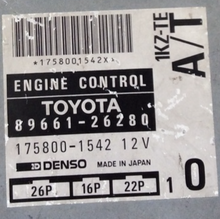 Toyota Surf Hilux 3.0L Auto, Engine ECU, 89661-26280, 175800-1542, 1KZ-TE