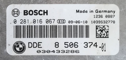  0281016067, 0 281 016 067, DDE8506374, DDE 8 506 374